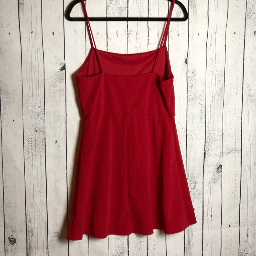 Red Mini Dress - Picture 2 of 3